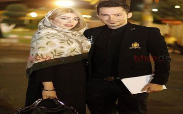 تصاویری از شهنام شهابی به همراه همسرش در یک مراسم (عکس)