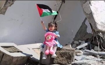 درد و دل‌های جانسوز دخترک فلسطینی + فیلم