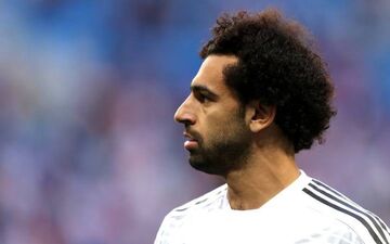 عکس/ بهت محمد صلاح پس از باخت به روسیه