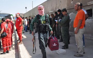  انتقال تروریست ها از جنوب دمشق آغاز شد