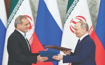 دستور «پوتین» درباره معاهده همکاری‌های راهبردی میان ایران و روسیه
