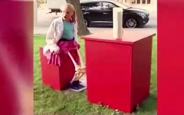 دوربین مخفی جالب و ترسناک از ذوب شدن دختربچه در اسید!+فیلم