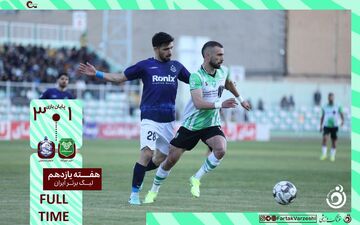 خلاصه بازی خیبر خرم آباد 1 - ملوان 3 + ویدئو