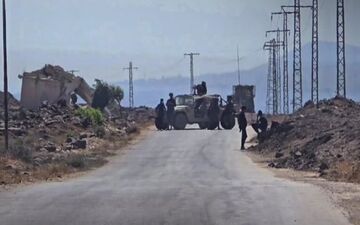 تحرکات نظامی اسرائیل در جنوب سوریه؛ گشتی به روستای معریه وارد شد