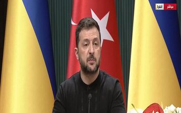 زلنسکی: از پیشنهاد آتش‌بس کامل و بی‌قید و شرط آمریکا حمایت می‌کنیم