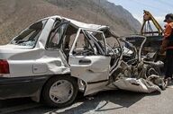 جاده میمه باز هم حادثه‌ساز شد؛ پراید زیر چرخ‌های تریلی له شد/ ۳ زن در تصادف جان باختند