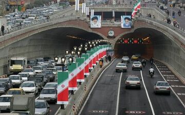 انسداد شبانه هر دو باند تونل توحید به‌مدت ۵ ساعت