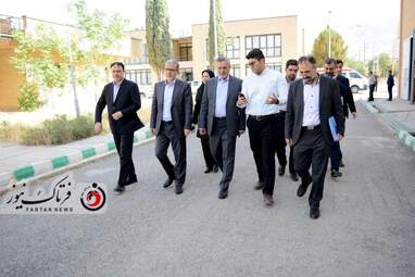 صولت مرتضوی- بازدید معاون اجرایی رئیس جمهور  از کارخانه اسیدسیتریک کرمانشاه