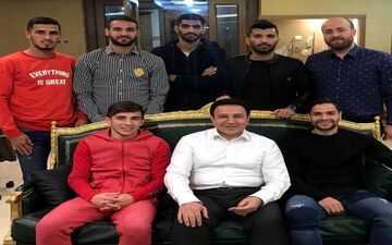 عکس/ بازیکنان پرسپولیس در ضیافت شام هدایتی