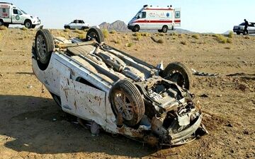 واژگونی ۲ سواری پژو در روستای «تجره» خرم‌آباد ۱۱ مصدوم بر ای گذاشت