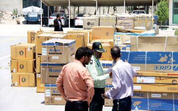 کشفیات چشمگیر کالای قاچاق در مرزبانی استان کرمانشاه 