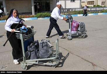 بازگشت اولین گروه حجاج به همدان + عکس