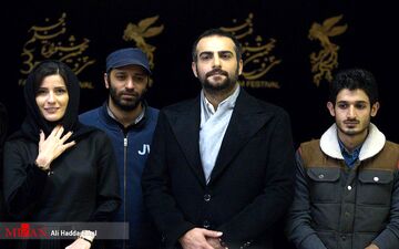 "حامد کمیلی" در سی و پنجمین جشنواره فیلم فجر+ عکس