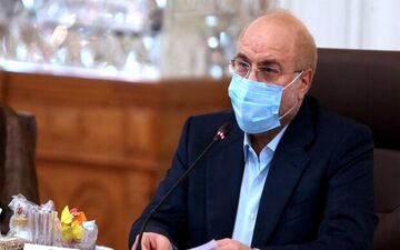 دیدار ظریف و معاونان وزارت خارجه با قالیباف+ تصاویر
