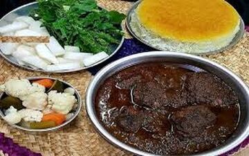 طرز تهیه سبزی فسنجون شمالی | حتما امتحانش کنید!