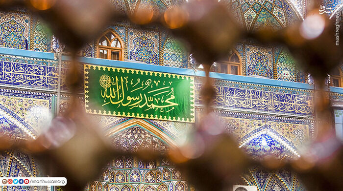  آذین بندی حرم امام حسین(ع) برای سالروز میلاد پیامبر(ص)/ گزار ش تصویری 