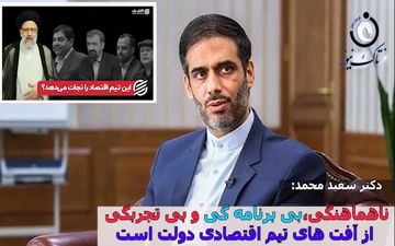 انتقاد تند دکتر سعید محمد از تیم اقتصادی دولت: همه راضی هستند به غیر از مردم! 