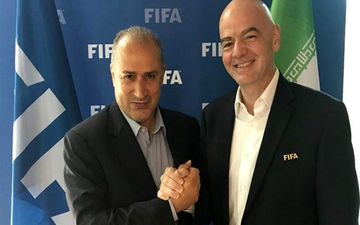 اطمینان رئیس فدراسیون فیفا از حضور بانوان