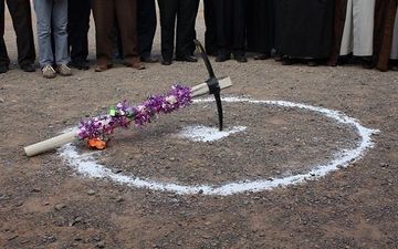 هنرستان فنی امین در رفسنجان کلنگ زنی شد