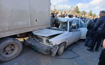 مرگ دلخراش چهار نفر در جاده خنداب