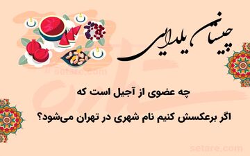 چیستان یلدایی | کدوم عضو آجیل است که برعکسش نام شهری در استان تهران است؟
