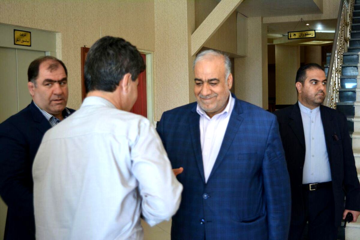 حضور روسای فدراسیون‌های ورزشی در مرز خسروی شهرستان قصر شیرین 