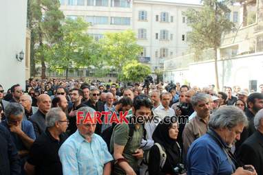 گزارش تصویری از تشیع پیکر سید ضیاءالدین دری