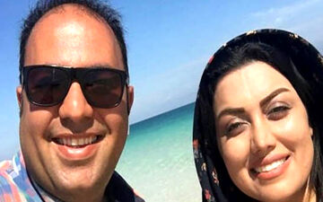 تیپ متفاوت علی اوجی و خانم بازیگر در کنار دریا! + عکس