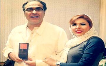 بهزادخداویسی و همسرش/عکس