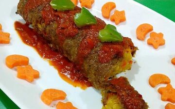 طرز تهیه رولت گوشت و بادمجان !
