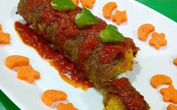 طرز تهیه رولت گوشت و بادمجان !