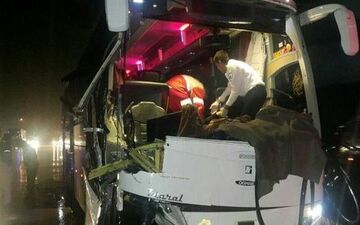 واژگونی خونین اتوبوسی که عازم مشهد بود