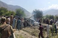 سقوط بالگرد ارتش در کشمیر پاکستان؛ همه سرنشینان کشته شدند