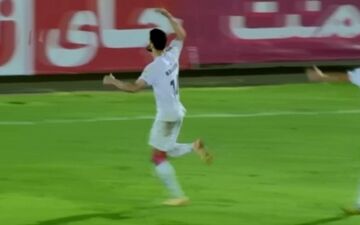 گل اول ملوان به استقلال خوزستان + ویدئو