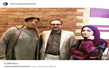 امیر جعفری و شهرزاد کمالزاده در یک برنامه تلویزیونی! (عکس)