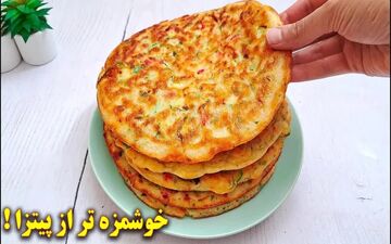 ویدئو / طرز تهیه یک غذای جدید و مقوی با تخم مرغ و آرد