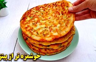 ویدئو / طرز تهیه یک غذای جدید و مقوی با تخم مرغ و آرد