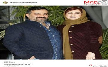 تیپ شقایق دهقان و همسرش در جشنواره فیلم فجر (عکس)