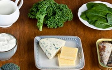 افزایش دریافت کلسیم با این مواد غذایی