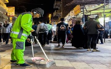 اعزام ۱۰۰ پاکبان به قصر‌شیرین برای خدمت‌رسانی در ایام اربعین

