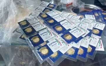 توقیف ۱۴۸ قطعه سکه طلای فاقد کد استاندارد در سبزوار