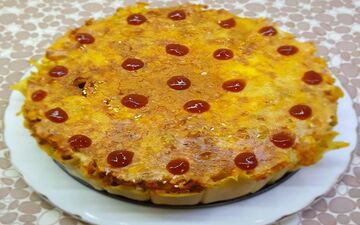 طرز تهیه کیک پاستا با گوشت و پنیر| بچه ها خیلی دوست دارن!