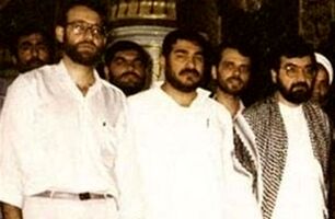 ویدئوی نایاب حضور رضایی و شهدای لاریجانی و شمخانی در حج ۷۱