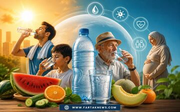 افزایش مصرف آب در روزهای گرم؛ متخصصان نسبت به خطر کم‌آبی بدن هشدار دادند