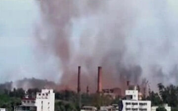 حادثه هولناک در کارخانه + فیلم