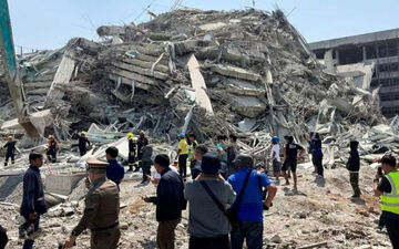 آمار وحشتناک از تلفات در زلزله میانمار