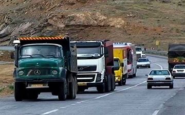 تخصیص ۱۰۰ میلیاردی دولت برای جبران خسارات کامیون‌داران