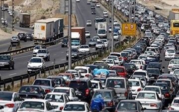 ترافیک نیمه سنگین در ورودی های تهران