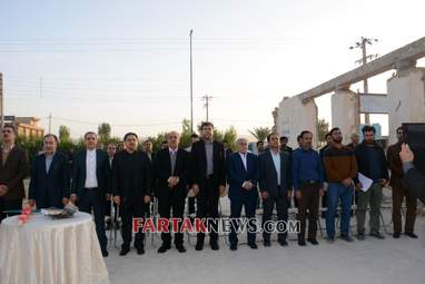 کلنگ زنی مجتمع فرهنگی ورزشی سرپل ذهاب توسط بانک شهر