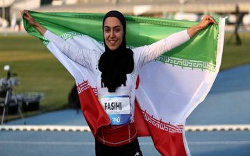 فرزانه فصیحی قهرمان رقابت‌های بین‌المللی دو و میدانی ترکیه شد